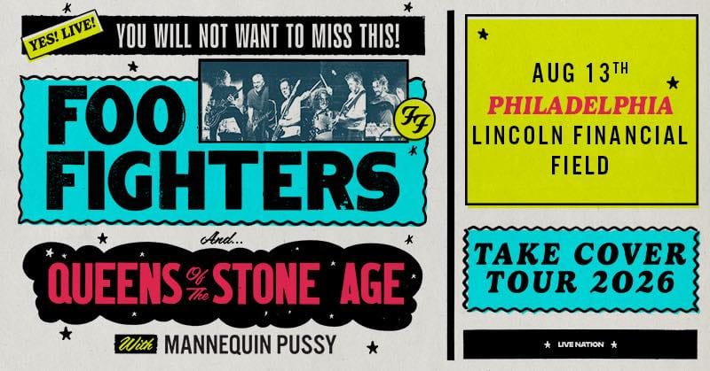Foo Fighters Announce 2026 Tour Dates-Including a Stop at the Linc