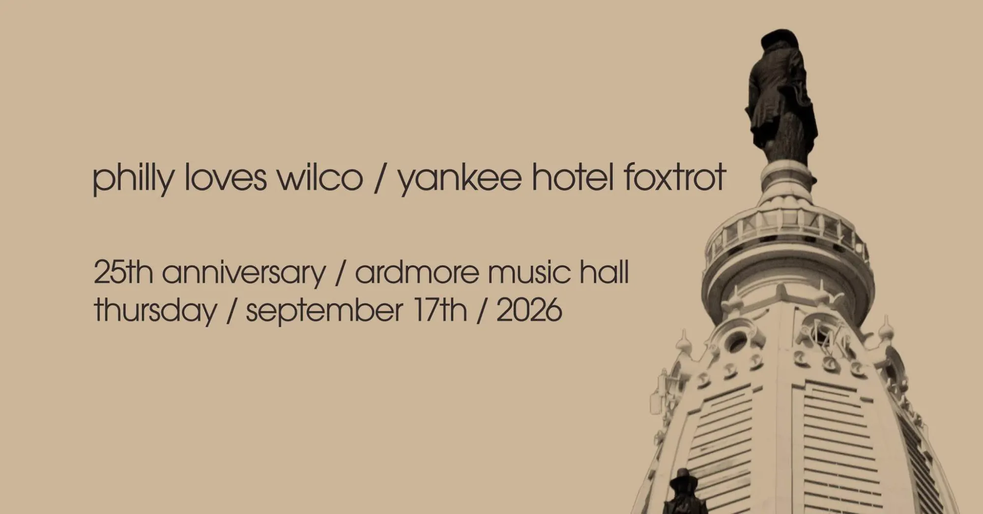PHILLY LOVES WILCO should be your Thursday Night Plans. Post feature image